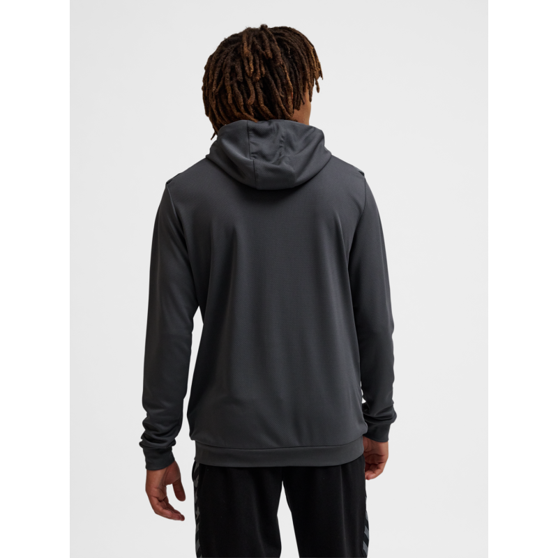 Veste à capuche Homme Hmlauthentic Pl Zip - Gris Foncé Vestes219979-1525
