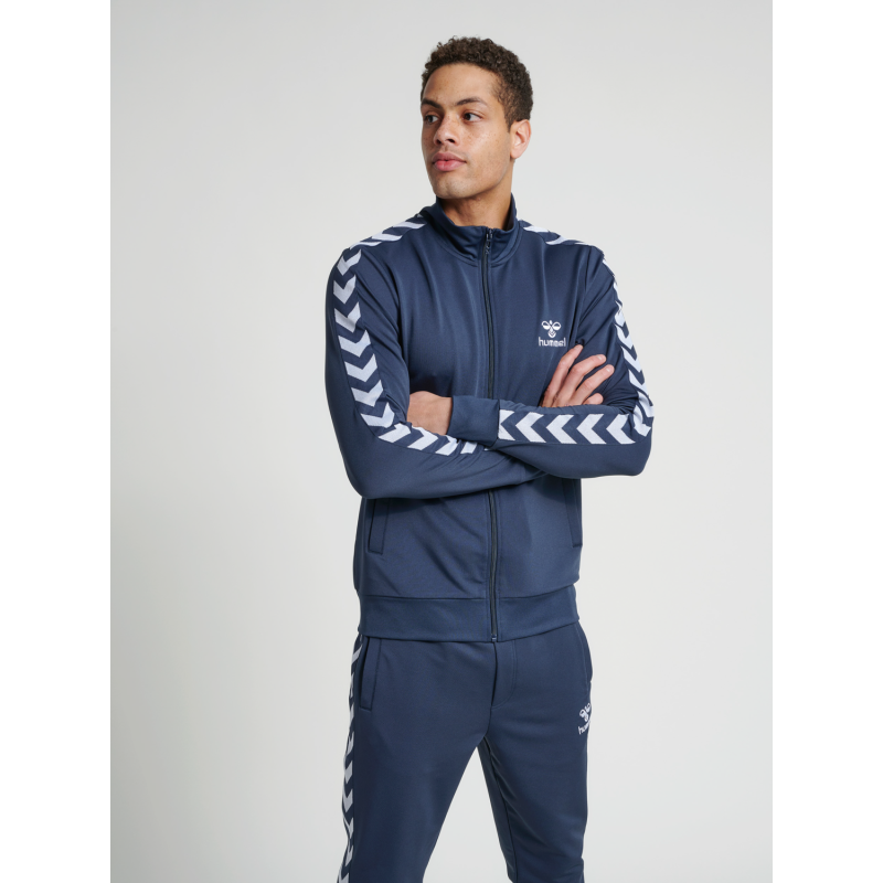 Veste Hmlnathan 2.0 Zip Jacket Bleu Textiles211113-7429