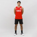 Maillot Officiel Équipe Nationale de Basket - Rouge Tee-shirts HommeT0165-3002