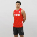 Maillot Officiel Équipe Nationale de Basket - Rouge Tee-shirts HommeT0165-3002