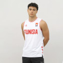 Maillot Officiel Équipe Nationale de Basket - Blanc Tee-shirts HommeT0165-9003