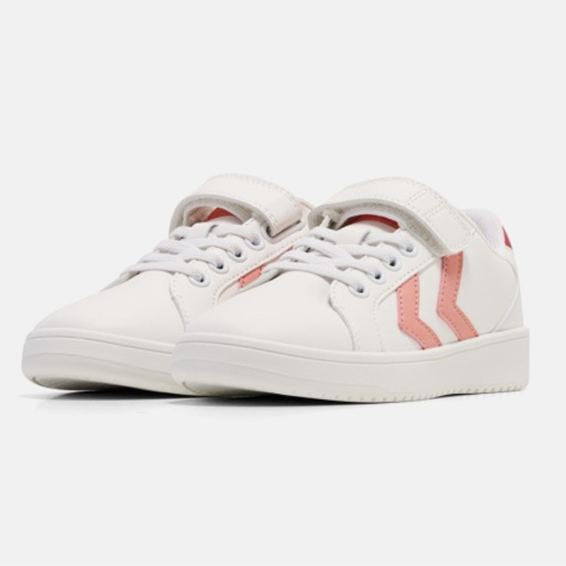 Chaussures enfants Derby Court Jr Blanc-Rose Enfant (26-39)226694-3095