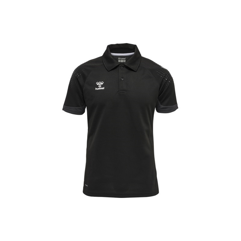 Polo Hmllead Functional Polo Noir Polos Homme207417-2001