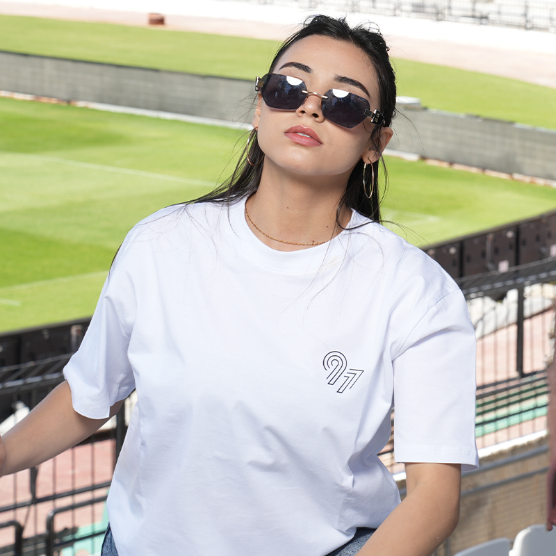 T Shirt Palestine Css - Blanc Textiles CSST280601-9001