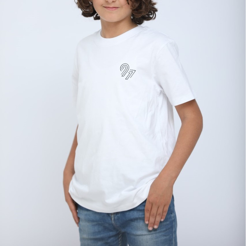 T Shirt Hammadi Agrebi Kids CSS - Blanc Textiles CSST280600 JR-9001