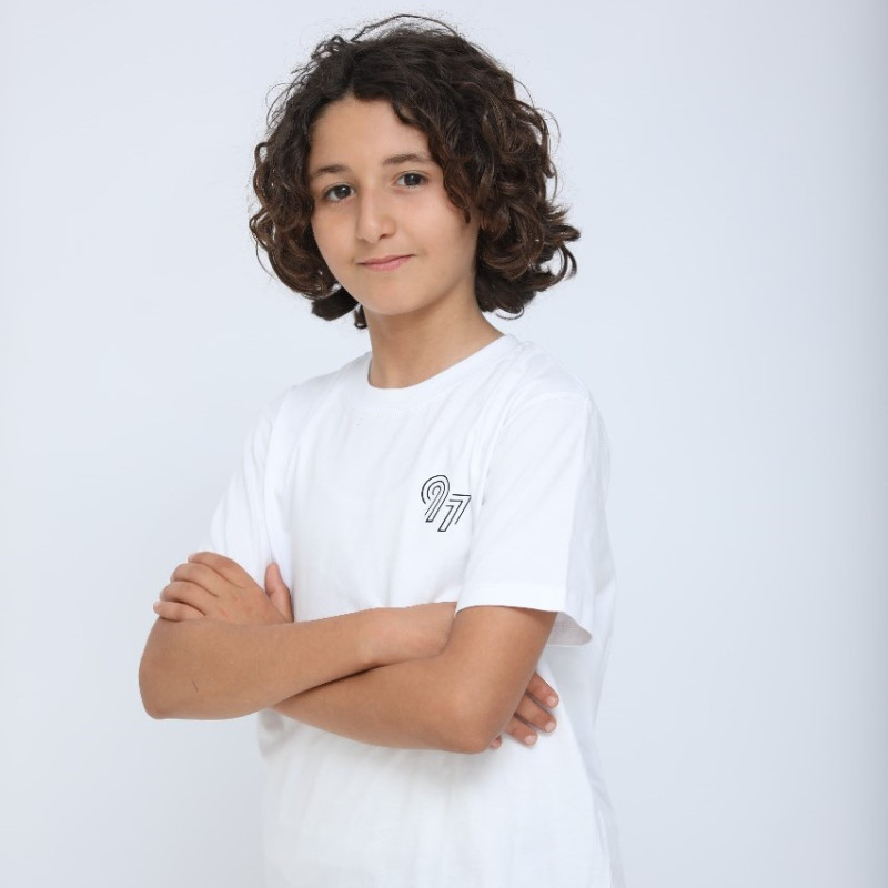 T Shirt Hammadi Agrebi Kids CSS - Blanc Textiles CSST280600 JR-9001