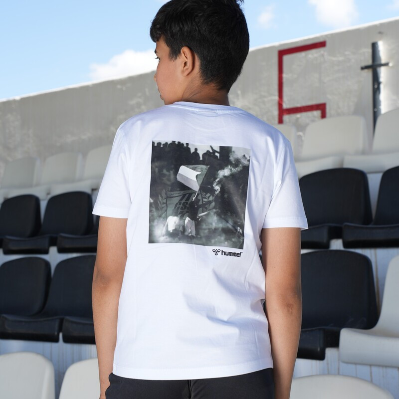 T Shirt Palestine Kids Css - Blanc Textiles CSST280601 JR-9001
