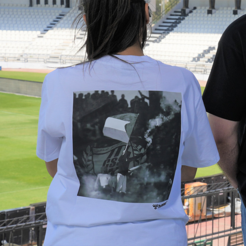 T Shirt Palestine Css - Blanc Textiles CSST280601-9001