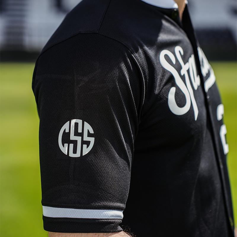 Maillot Baseball Adulte Css - Noir Textiles CSST192825 CSS-2001