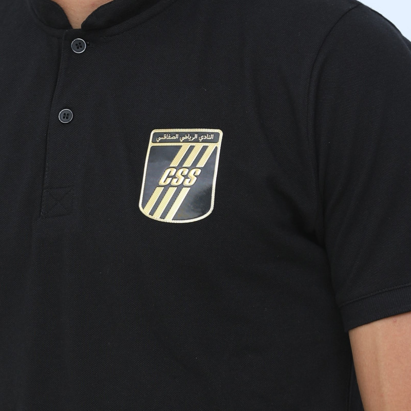 Polo Col Chinois CSS - Noir Textiles CSST214790 CSS-2011