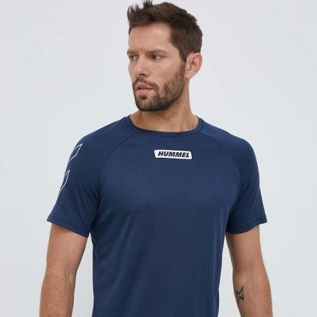 T-shirt Homme Hmlte Topaz - Bleu Tee-shirts HommeT213475-7026