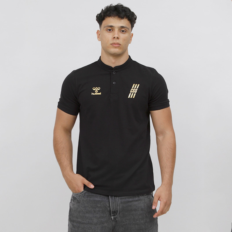 Polo Col Chinois Css - Noir Textiles CSST214890 CSS-2011
