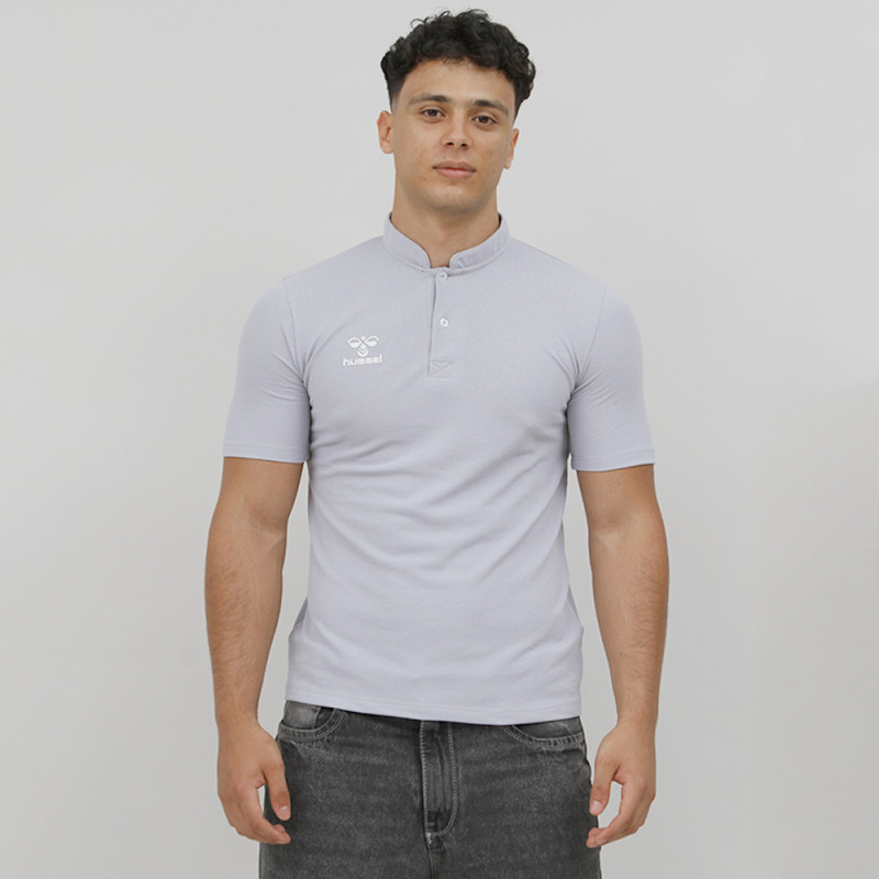 Polo Hmlmove Grid - Gris Clair Polos HommeT214895-2006