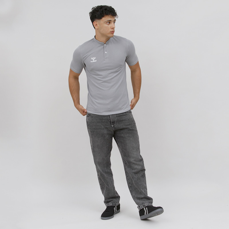 Polo Hmlmove Grid - Gris Polos HommeT214895-2007