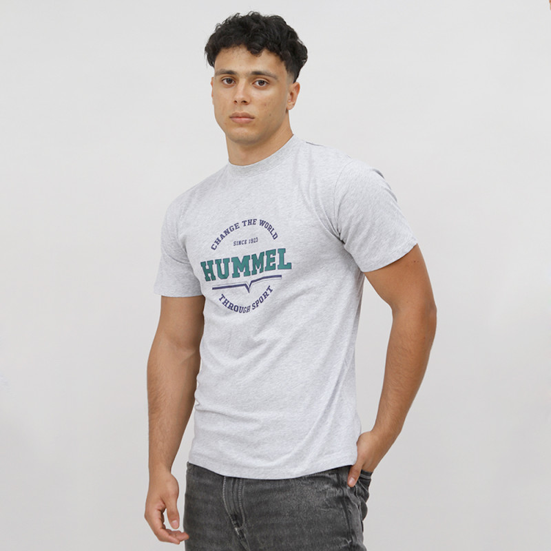 Tshirt Hml Asher Tee - Gris Tee-shirts HommeT219950-2006