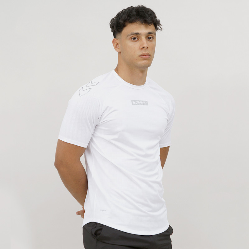 T-shirt Hmlte Topaz - Blanc Tee-shirts HommeT213475-9001