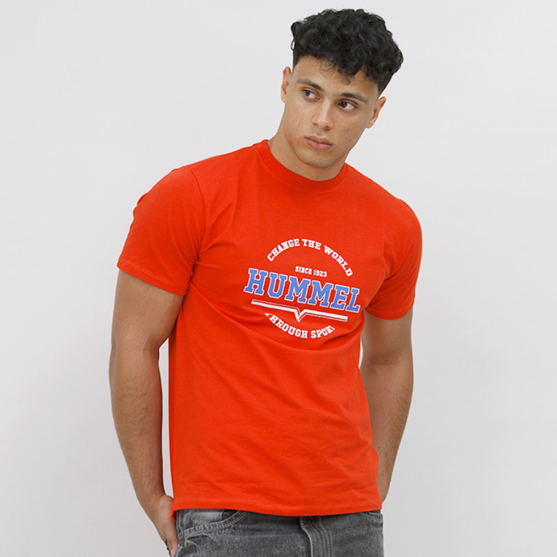 T-shirt Hml Asher Tee - Rouge Tee-shirts HommeT219950-3062