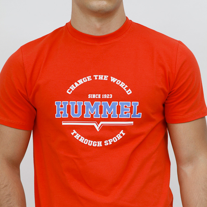 T-shirt Hml Asher Tee - Rouge Tee-shirts HommeT219950-3062