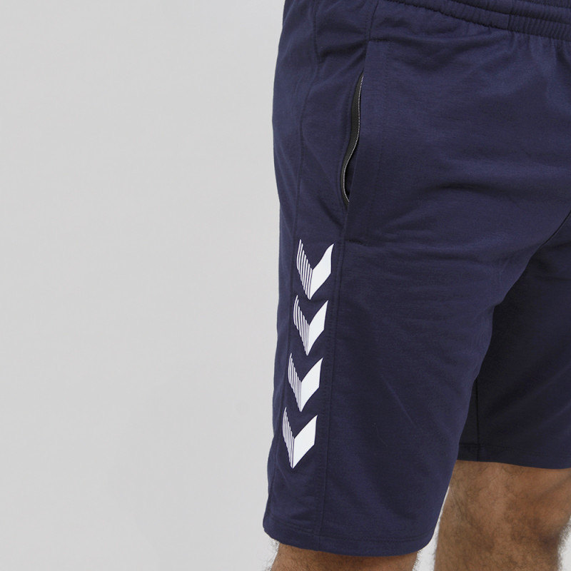 Short Hml Of Grid - Bleu Marine Shorts HommeT216132-7026