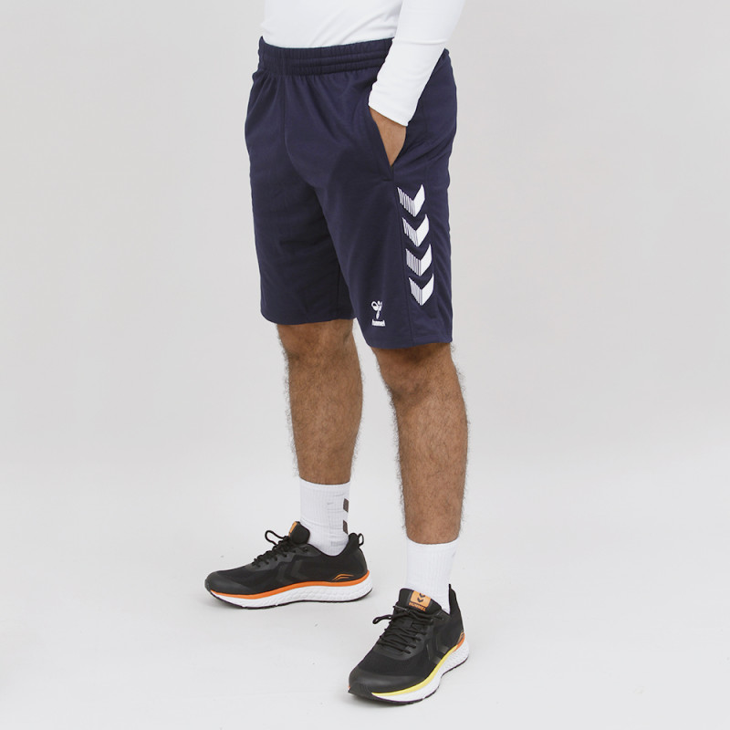 Short Hml Of Grid - Bleu Marine Shorts HommeT216132-7026