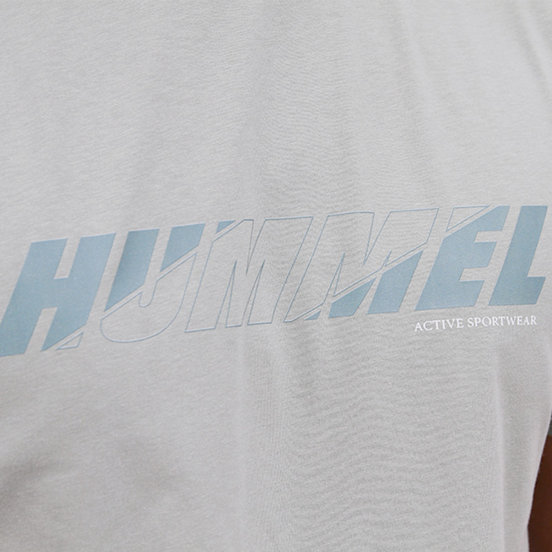 T-shirt Hml Bold Logo Tee - Vert/Gris Tee-shirts HommeT228478-6235