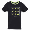 T-shirt Hml malkins enfant - Noir Tee-shirts Enfant911326-2001
