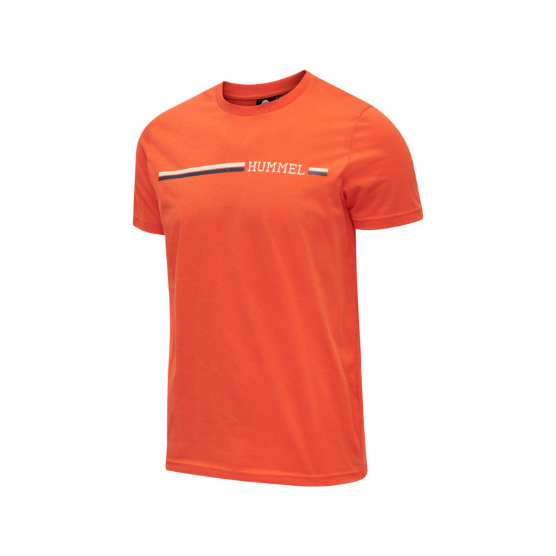 T-shirt homme Hmlmontreal - Orange Textiles211386-3008
