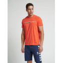 T-shirt homme Hmlmontreal - Orange Textiles211386-3008