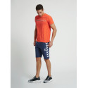 T-shirt homme Hmlmontreal - Orange Textiles211386-3008