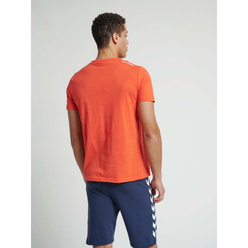 T-shirt homme Hmlmontreal - Orange Textiles211386-3008