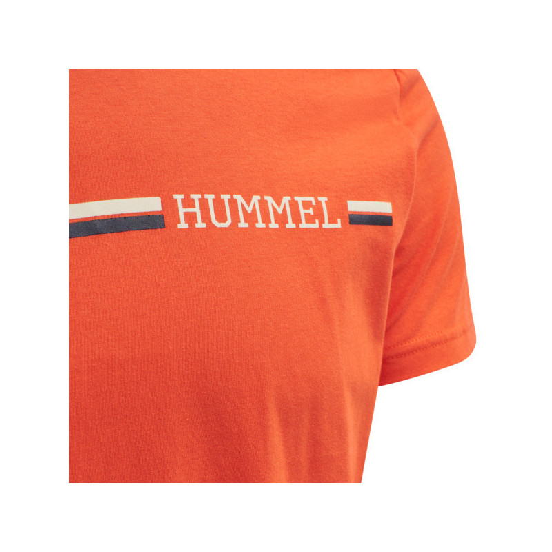 T-shirt homme Hmlmontreal - Orange Textiles211386-3008