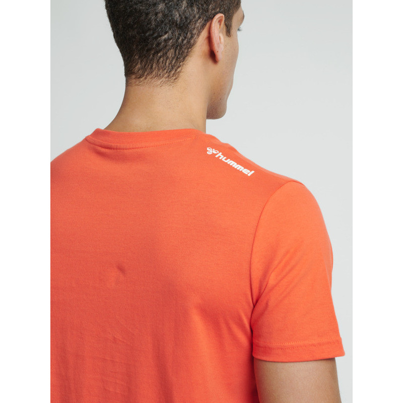 T-shirt homme Hmlmontreal - Orange Textiles211386-3008