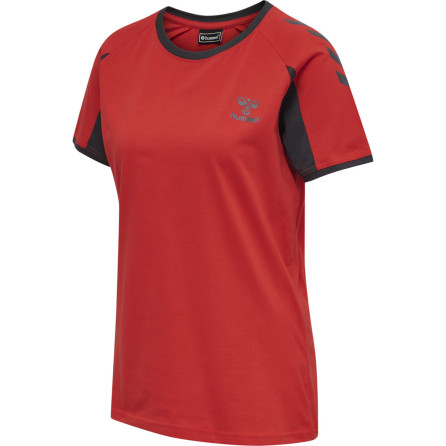 T-shirt Hmlaction Cotton - Rouge Tee-shirts et tops Femme212527-3048